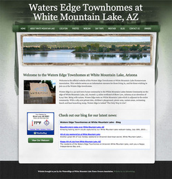 Waters Edge Townhomes website